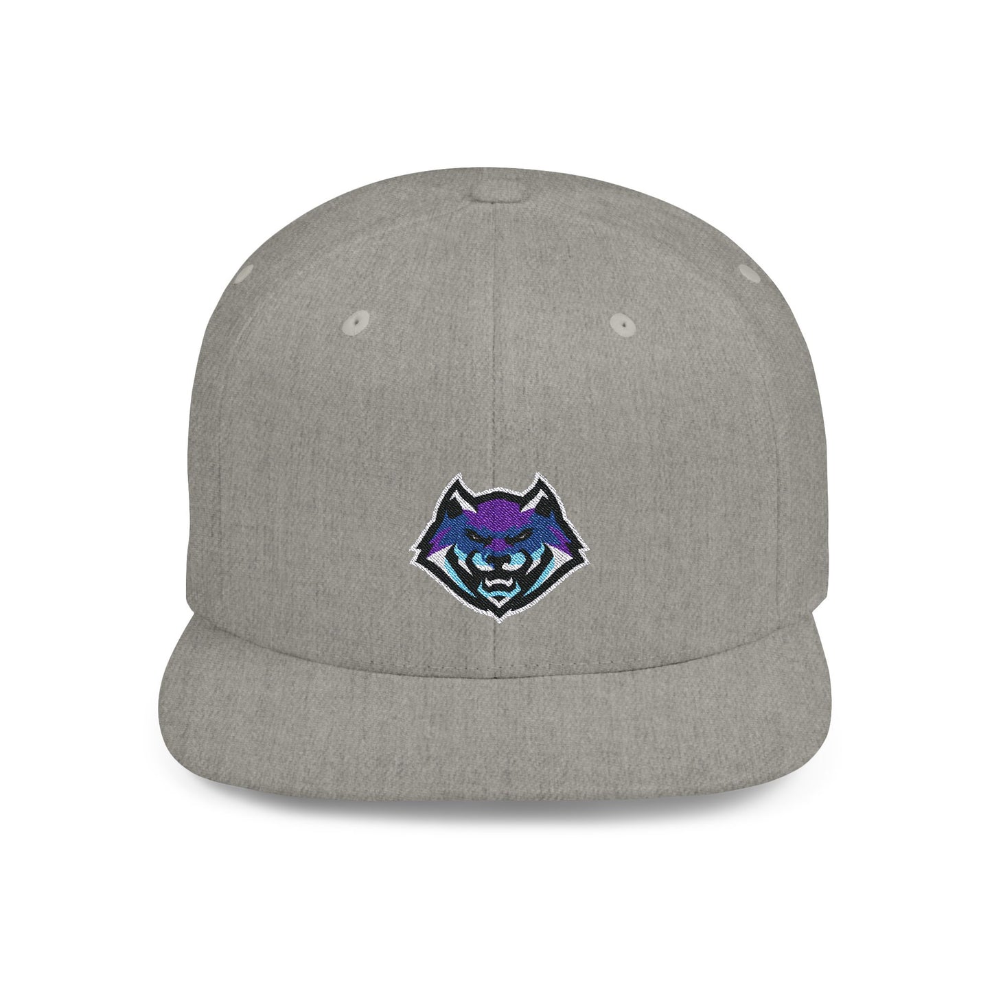 Ozone Flat Bill Snapback (wolf logo)