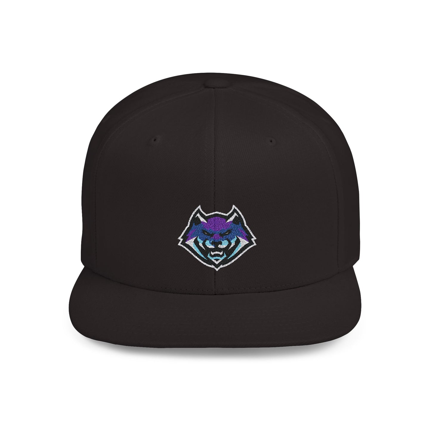 Ozone Flat Bill Snapback (wolf logo)