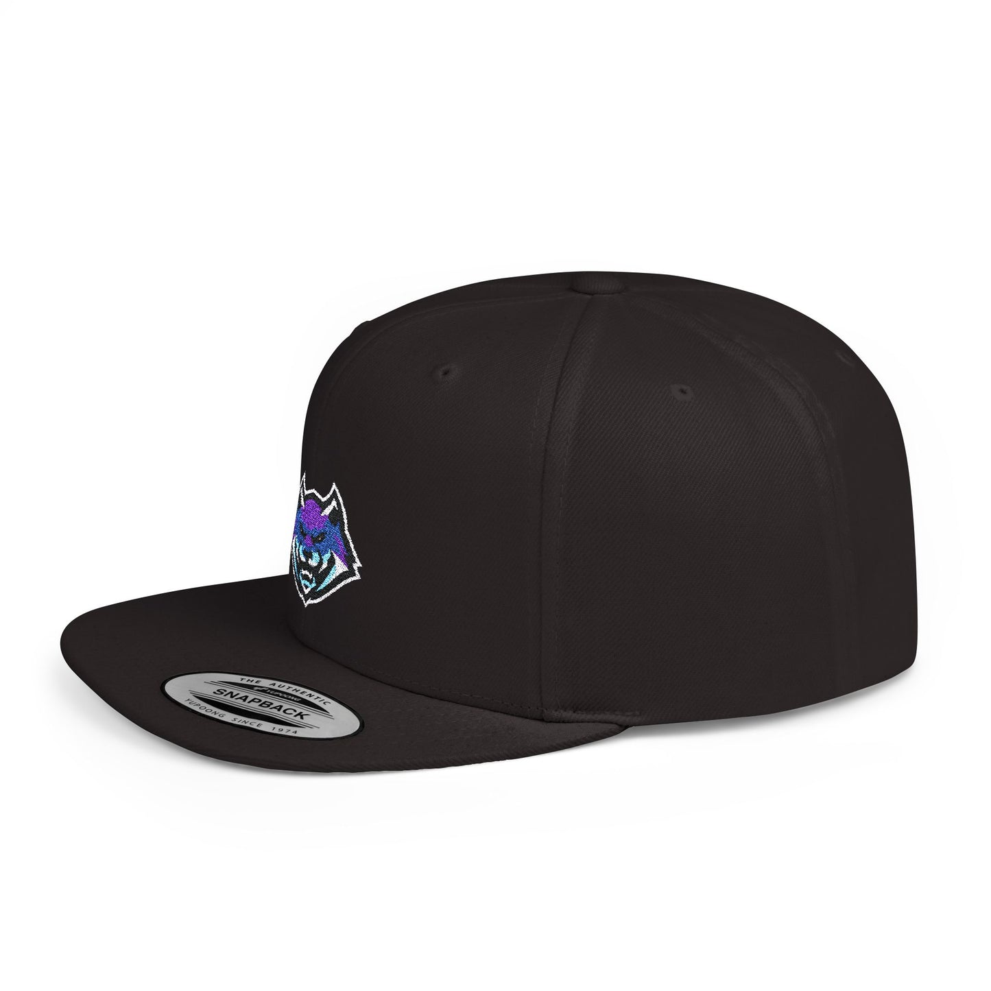 Ozone Flat Bill Snapback (wolf logo)