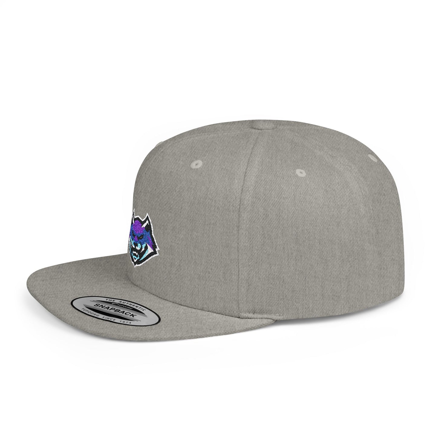 Ozone Flat Bill Snapback (wolf logo)