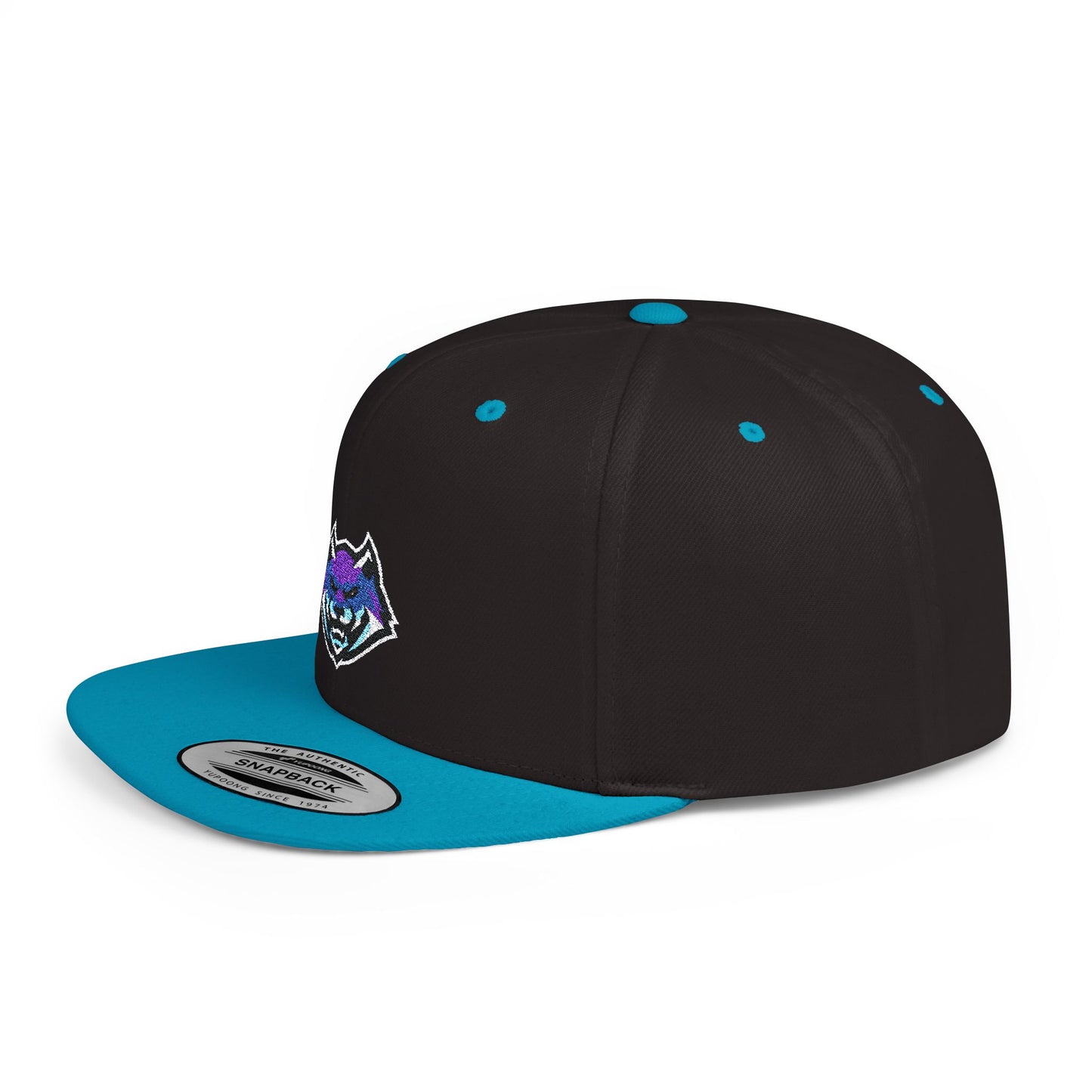 Ozone Flat Bill Snapback (wolf logo)
